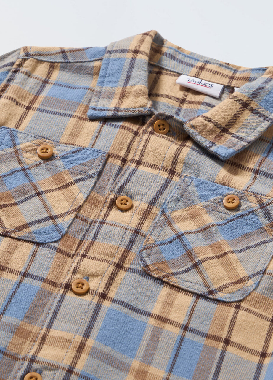 Alternative view of Košulja od flanela od 100% pamuka za novorođenčad