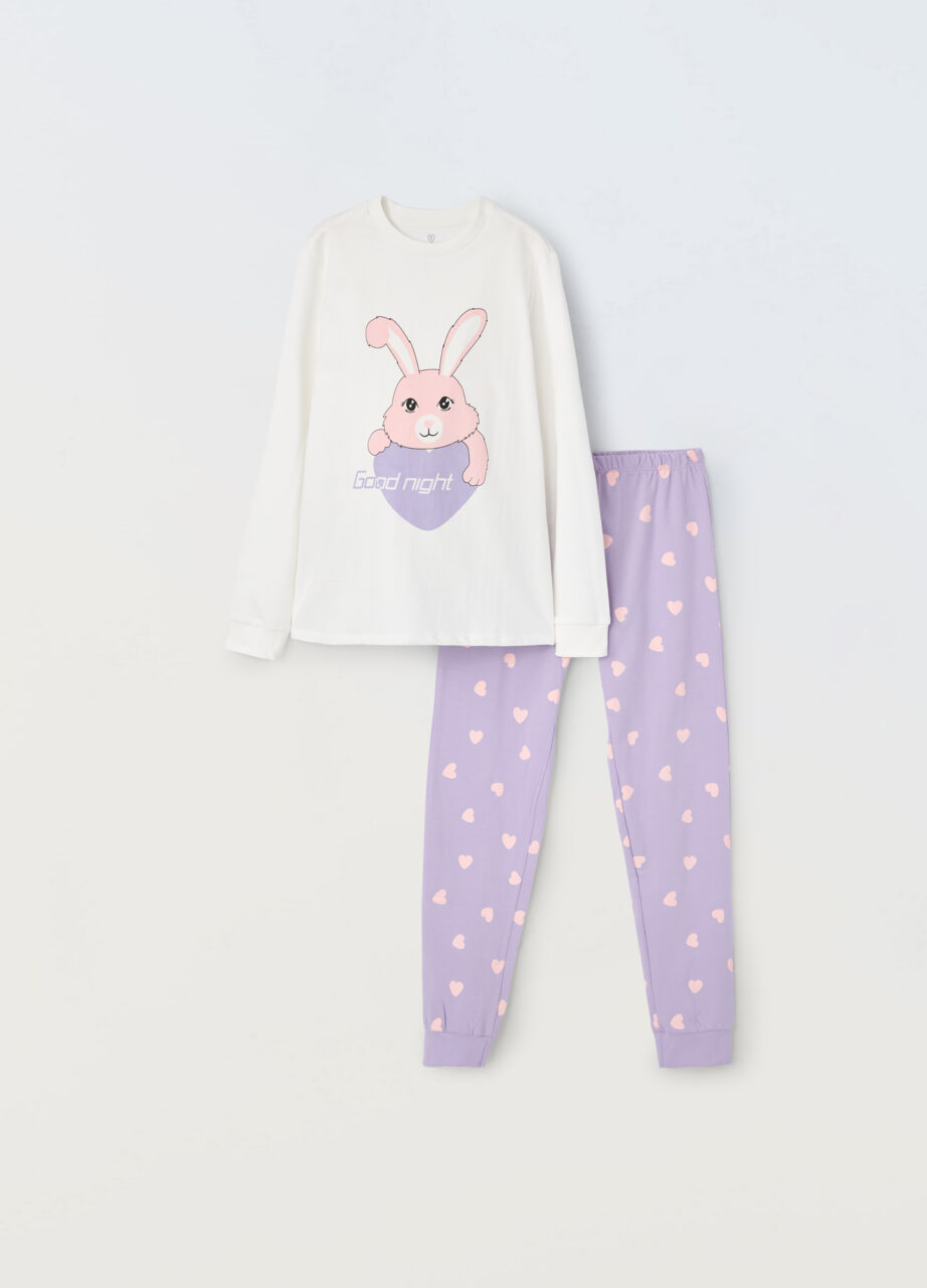 Set pidžama od čistog pamuka za djevojčice
