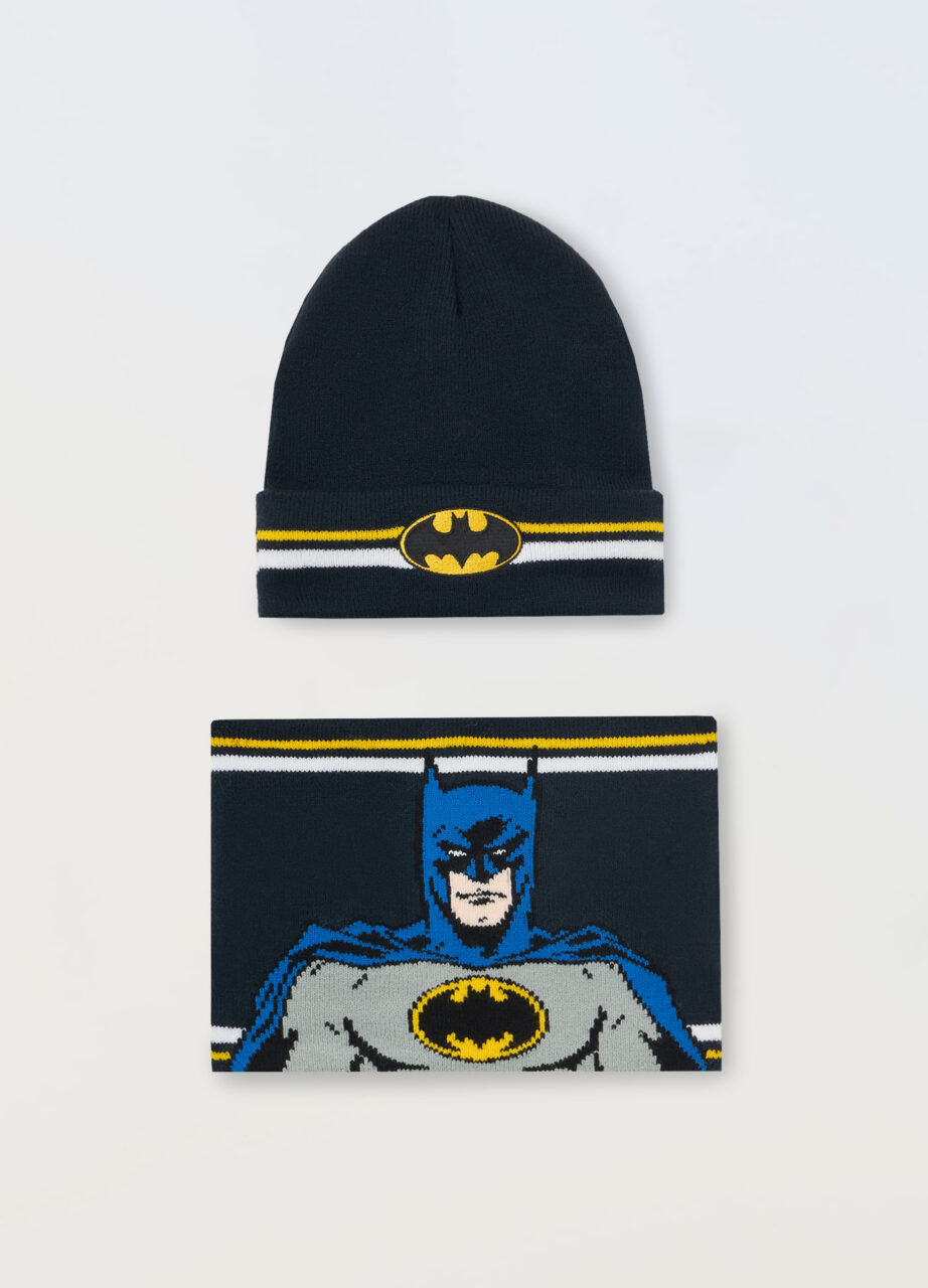 Set kapa i šala tricot Batman