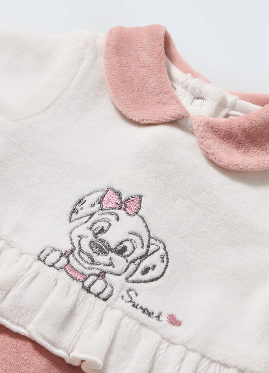 Alternative view of Komplet Disney od velura od mješavine pamuka 101 Dalmatinac