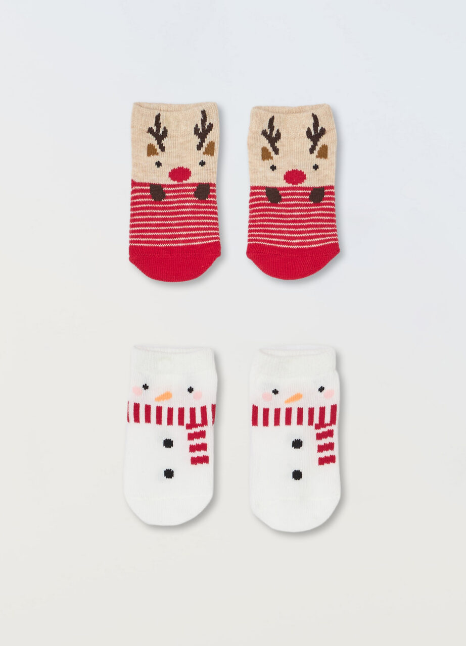 Pakovanje 2 čarape od mješavine pamuka