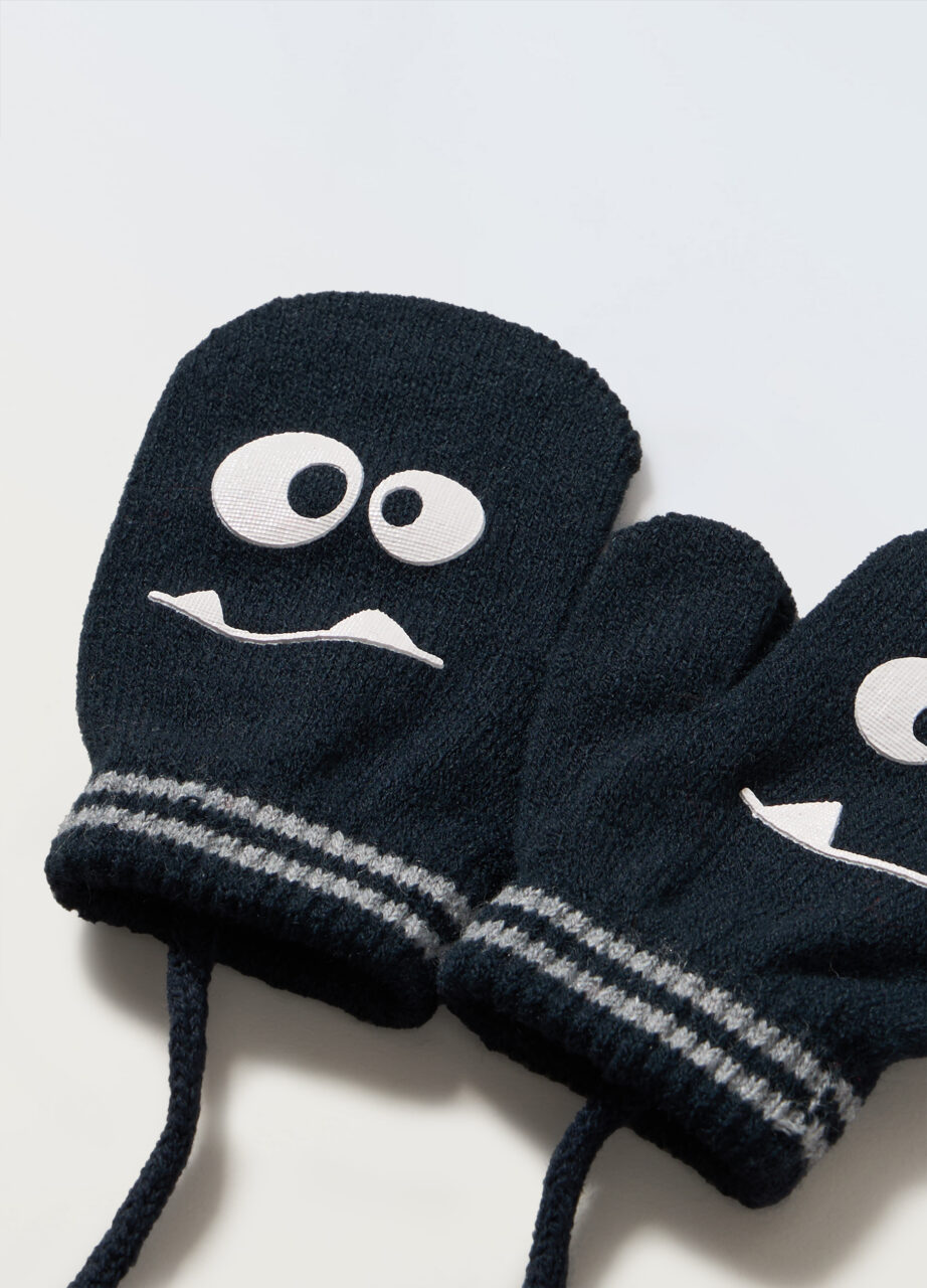 Alternative view of Trikotažne rukavice sa trakicom za novorođenčad