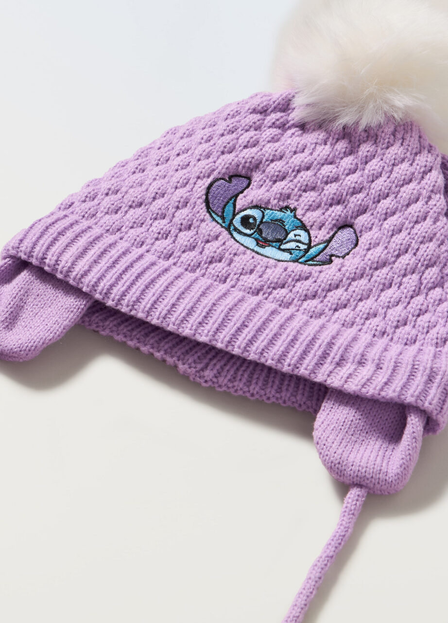 Alternative view of Kapa od trikotaže sa pom pom Lilo & Stitch