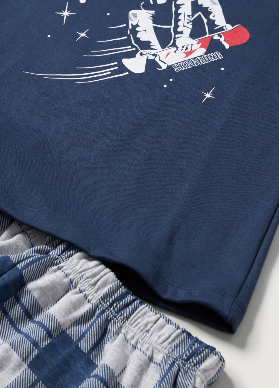 Alternative view of Set pidžama od pamučne felpe za dječake