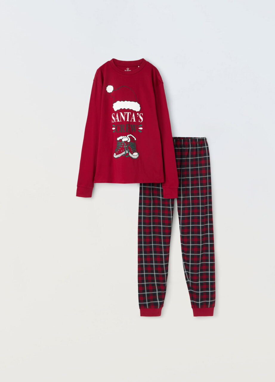 Pidžama set od čistog pamuka za dječake