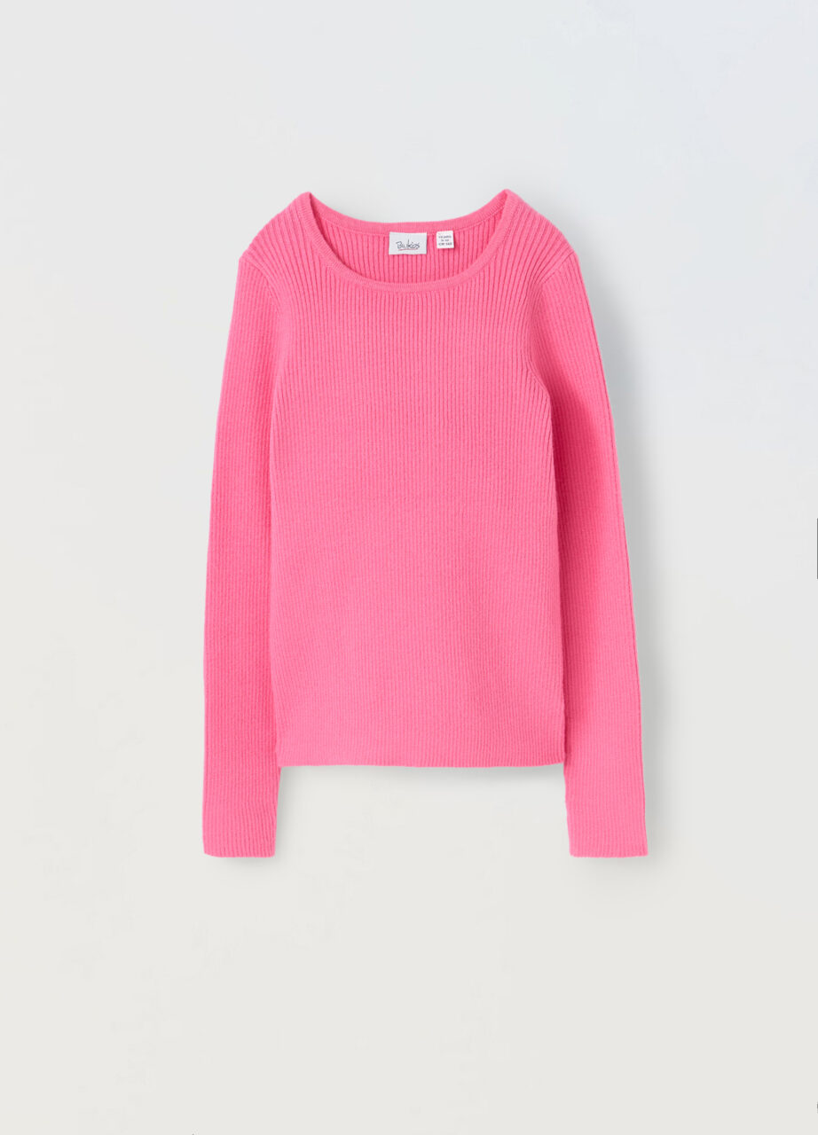 Majica dugih rukava od mješavine viskoze za djevojčice