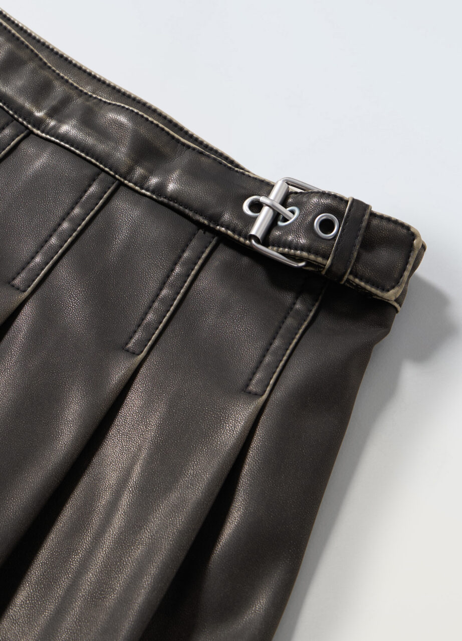 Alternative view of Suknja od eko kože za djevojčice