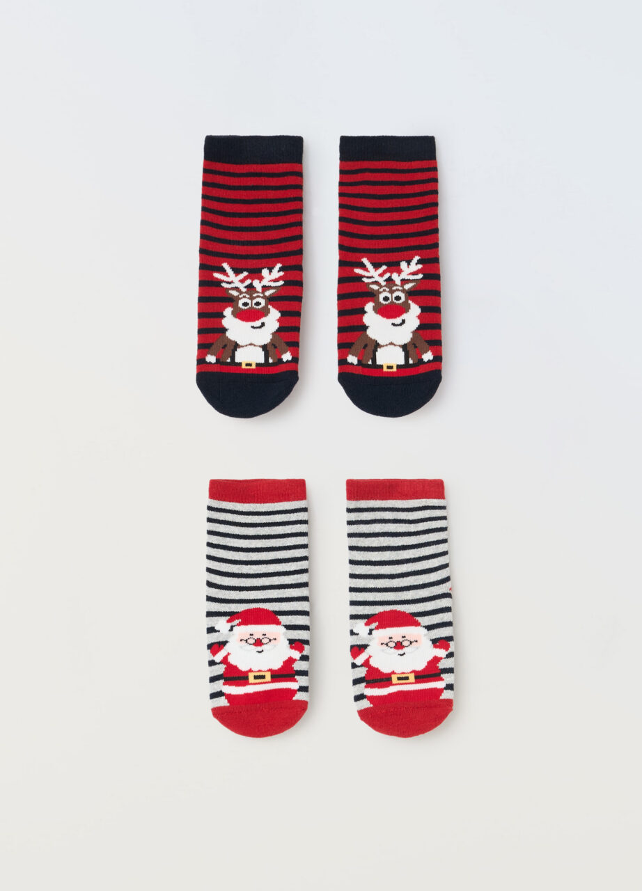 Pakovanje 2 antisklizne čarape za dječake