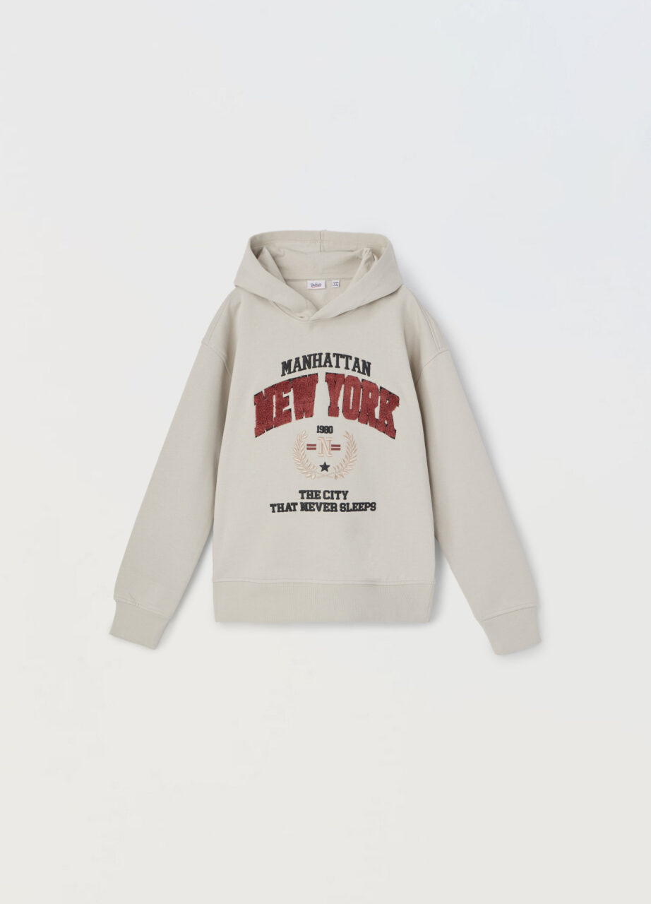 Dukserica od mješavine pamuka za dječake