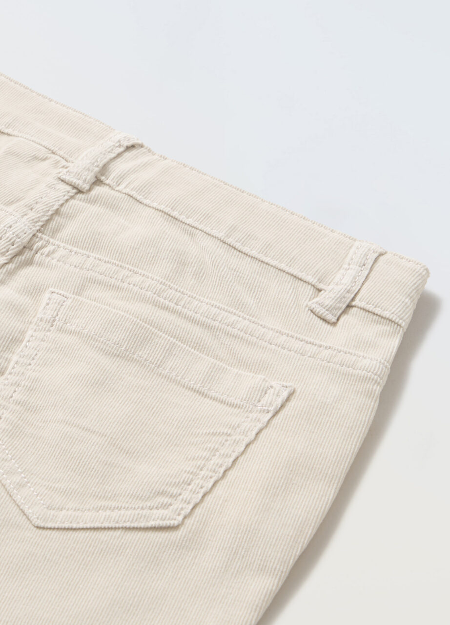 Alternative view of Hlače od ribane tkanine s elastinom flare fit za djevojčice