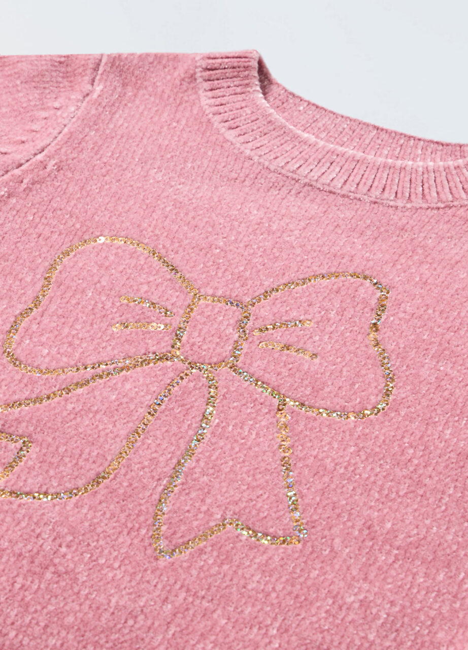 Alternative view of Džemper sa šljokicama za djevojčice