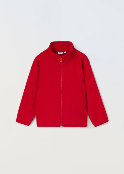 Kardigan sa punim zipom od mikro flisa za dječake