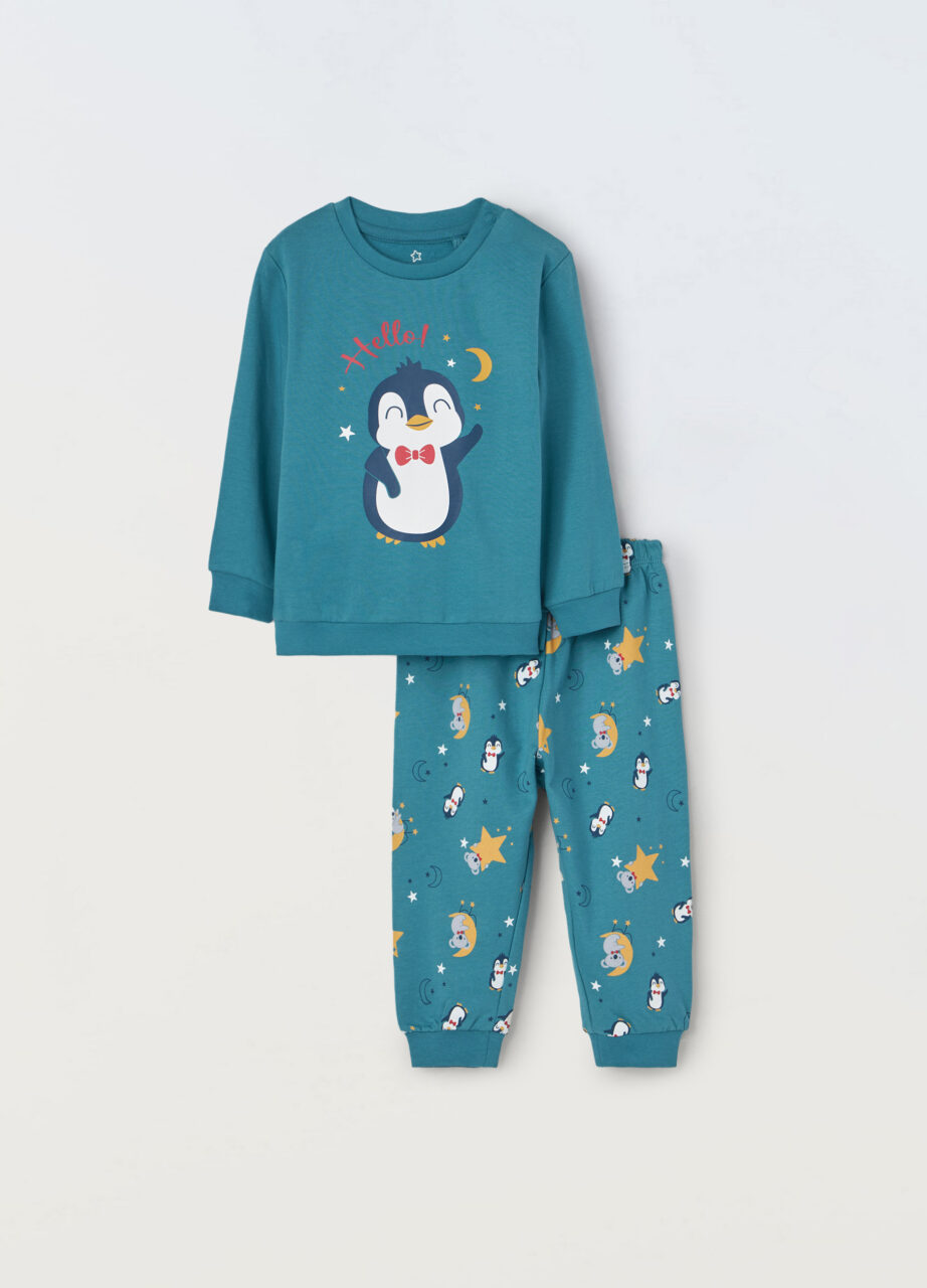 Dugi pamučni Pidžama set za bebe