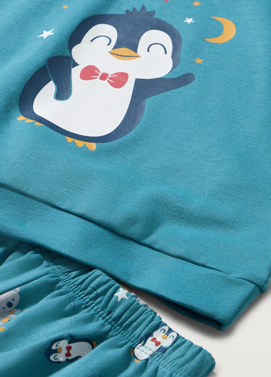 Alternative view of Dugi pamučni Pidžama set za bebe