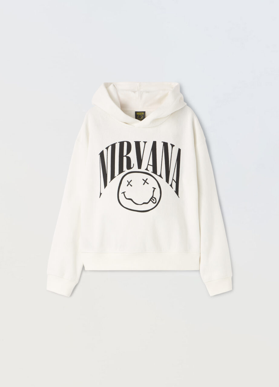 Dukserica od mješavine pamuka za djevojčice