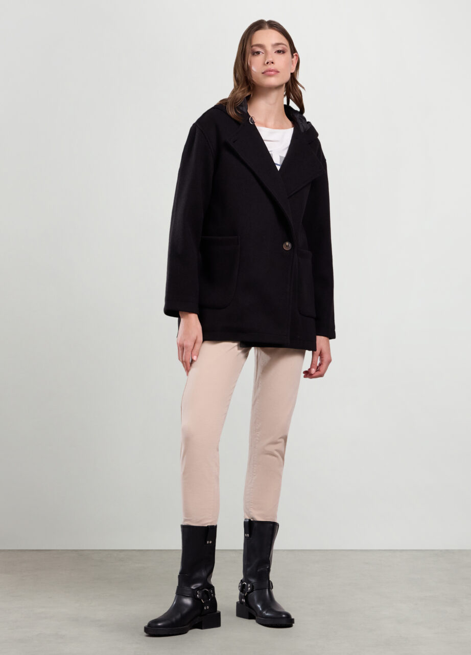 Ženski kaput od mješavine viskoze