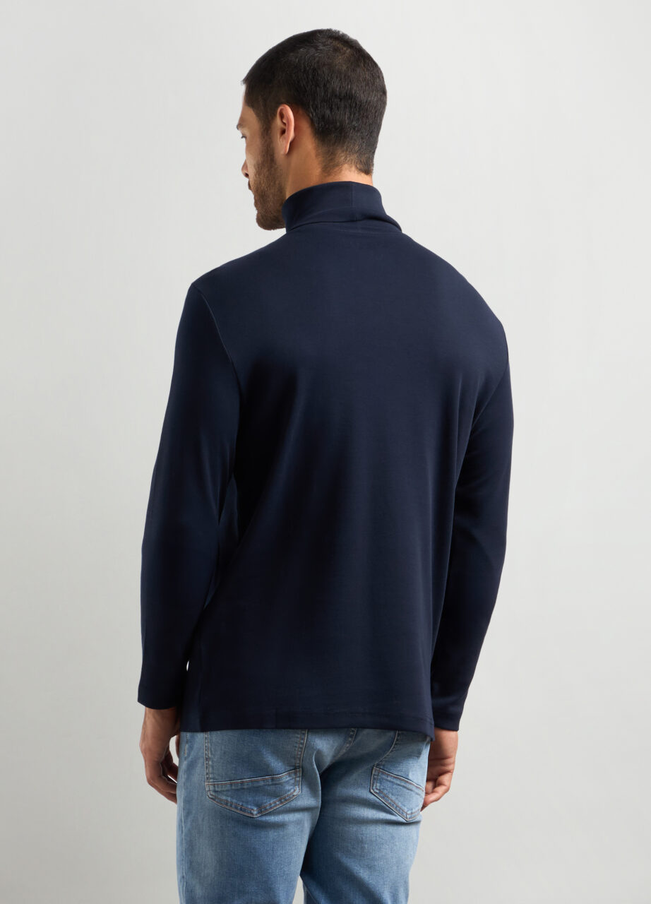 Alternative view of Majica od čistog pamuka s rolkom za muškarce