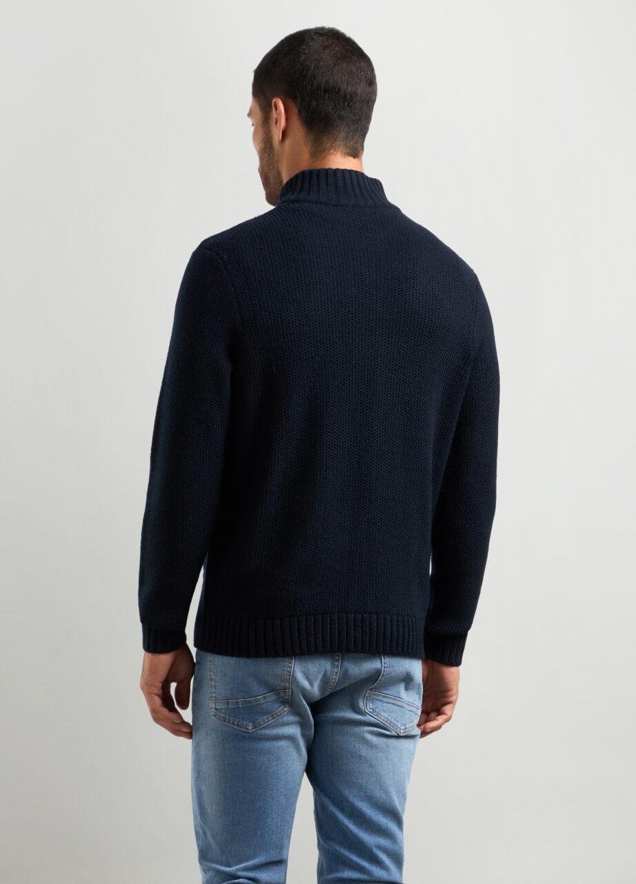 Alternative view of Kardigan s visokim ovratnikom za muškarce