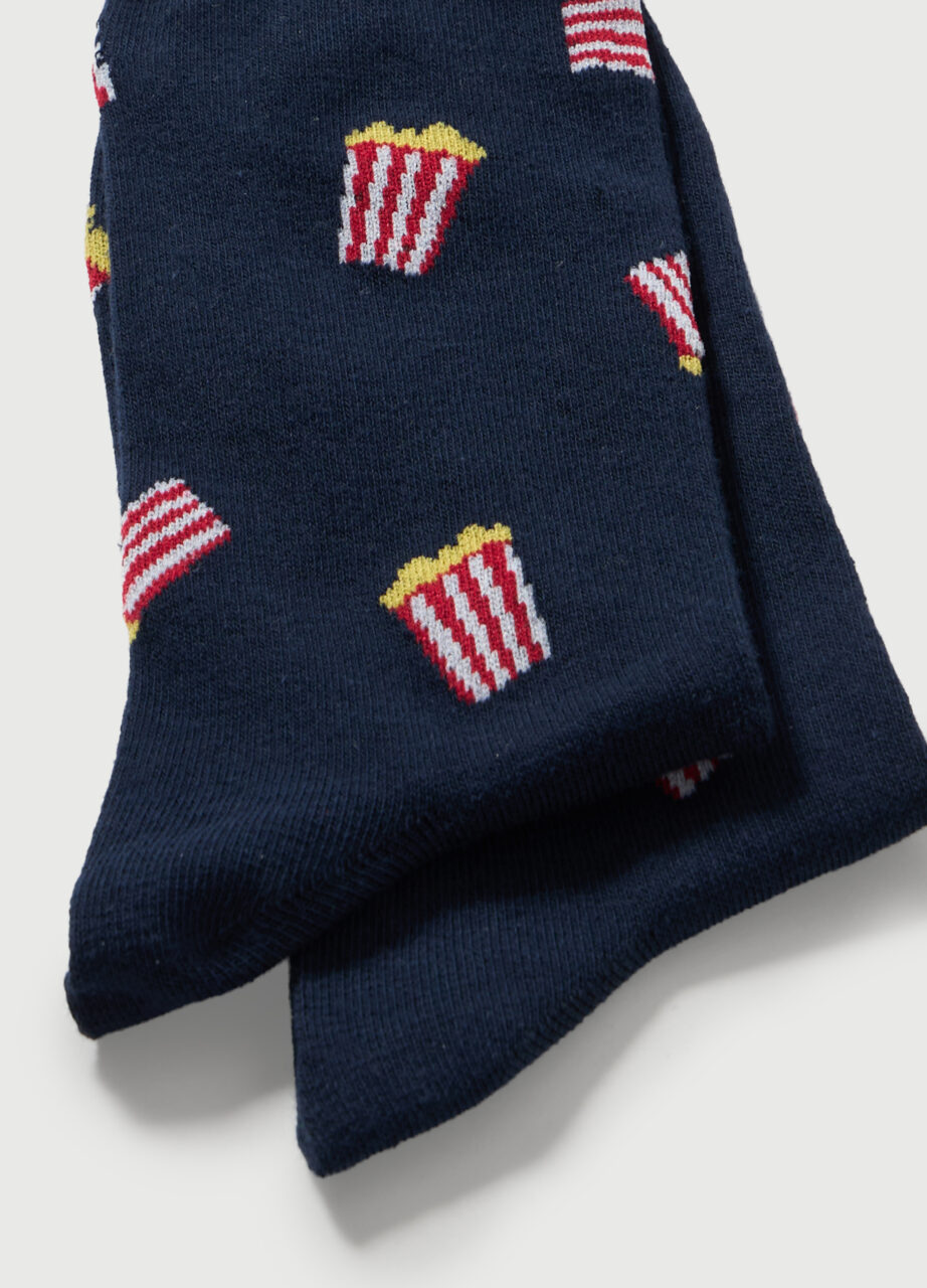 Alternative view of Kratke čarape jacquard u mješavini pamuka za muškarce