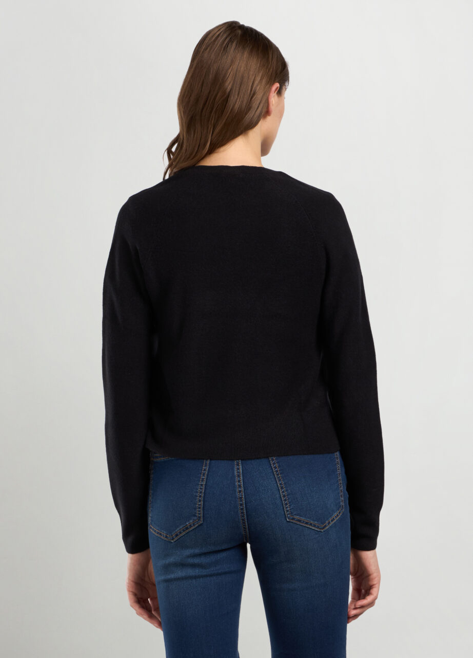 Alternative view of Kardigan od trikotaže sa dugmadima za žene