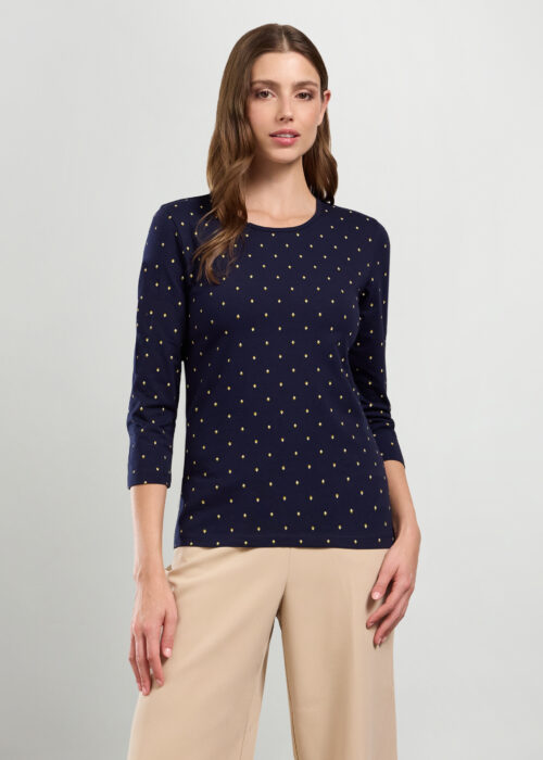 Majica od rastezljivog pamuka za žene