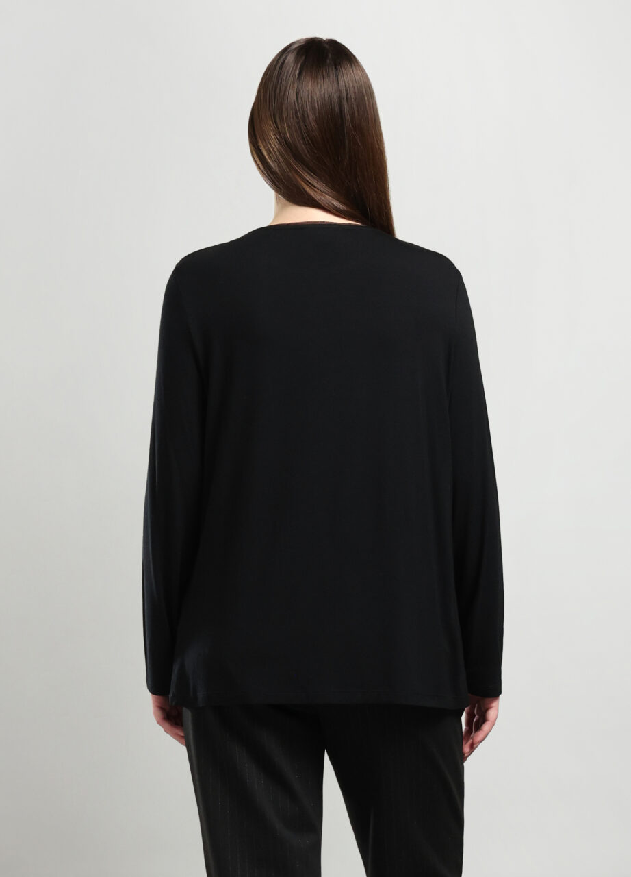 Alternative view of Majica od rastezljive viskoze za punije žene