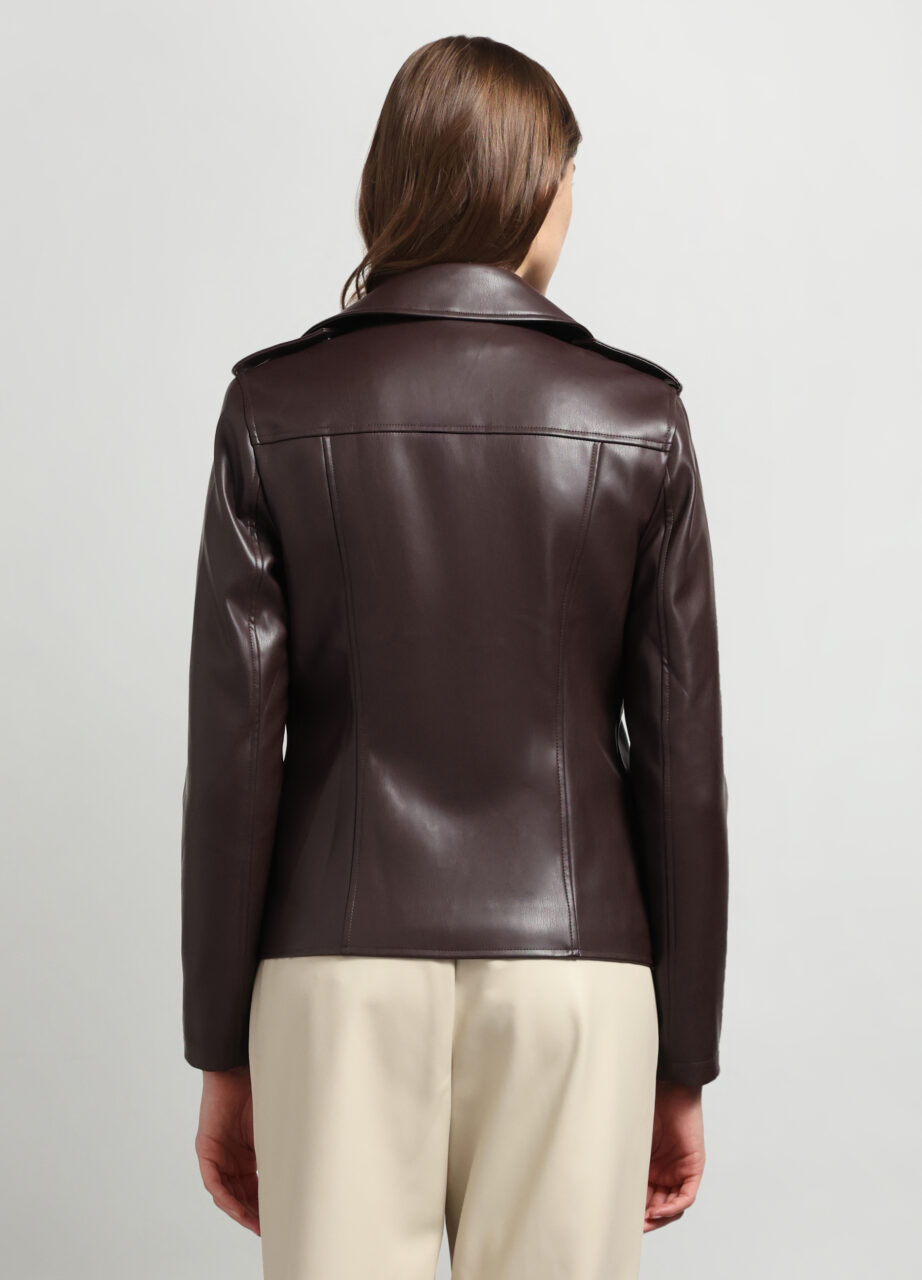 Alternative view of Jakna od ekološke kože za žene