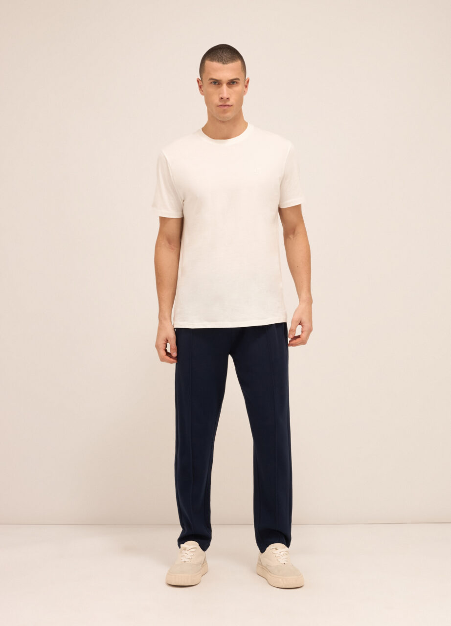 Donji dio trenerke s pregibom od čistog pamuka za muškarce