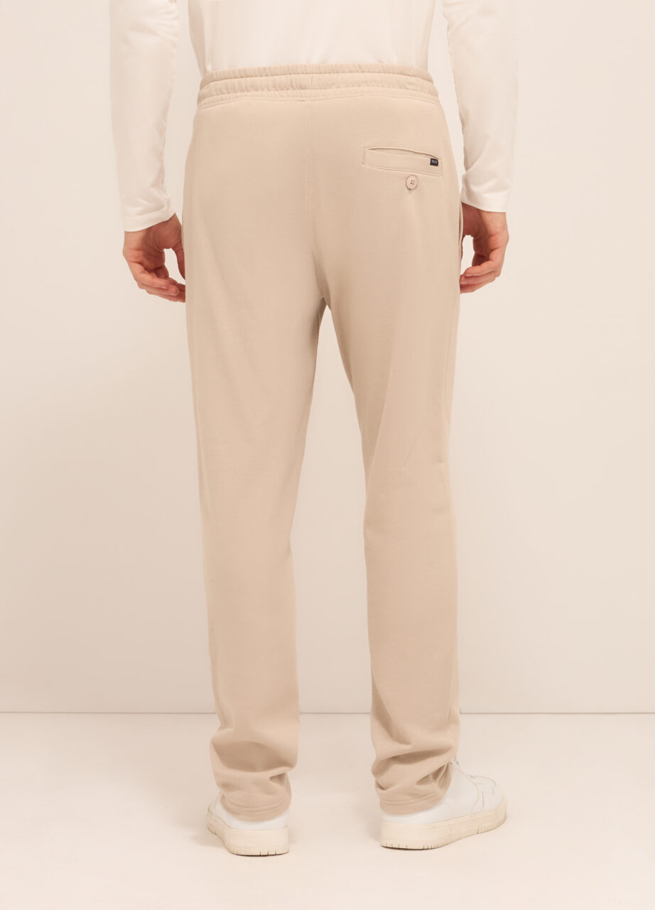 Alternative view of Donji dio trenerke sa vezicom od čistog pamuka za muškarce