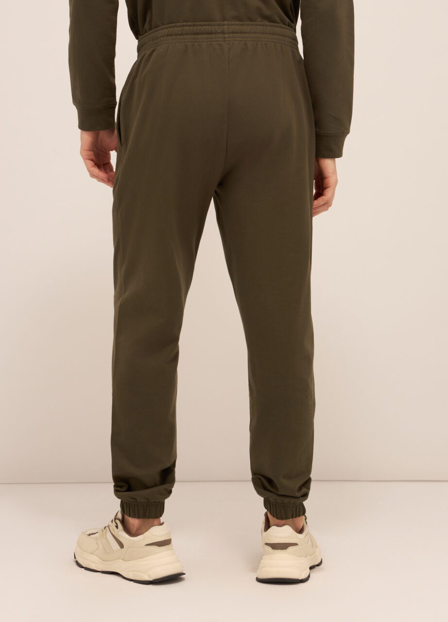 Alternative view of Donji dio trenerke za slobodno vrijeme od čistog pamuka za muškarce