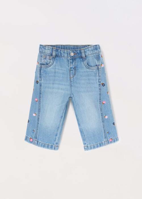 Jeans od čistog pamuka za bebe