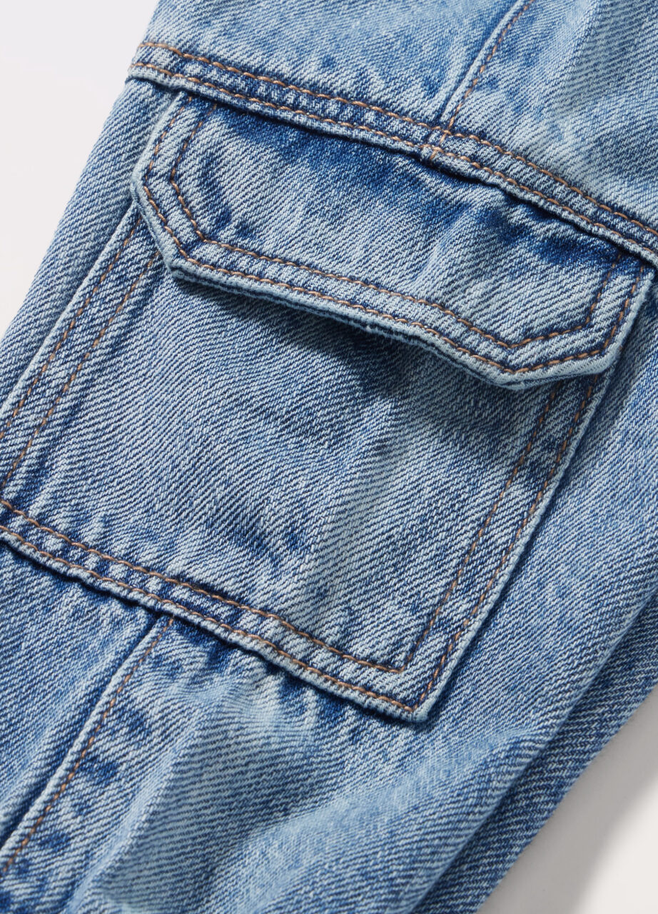 Alternative view of Cargo jeans hlače za bebe