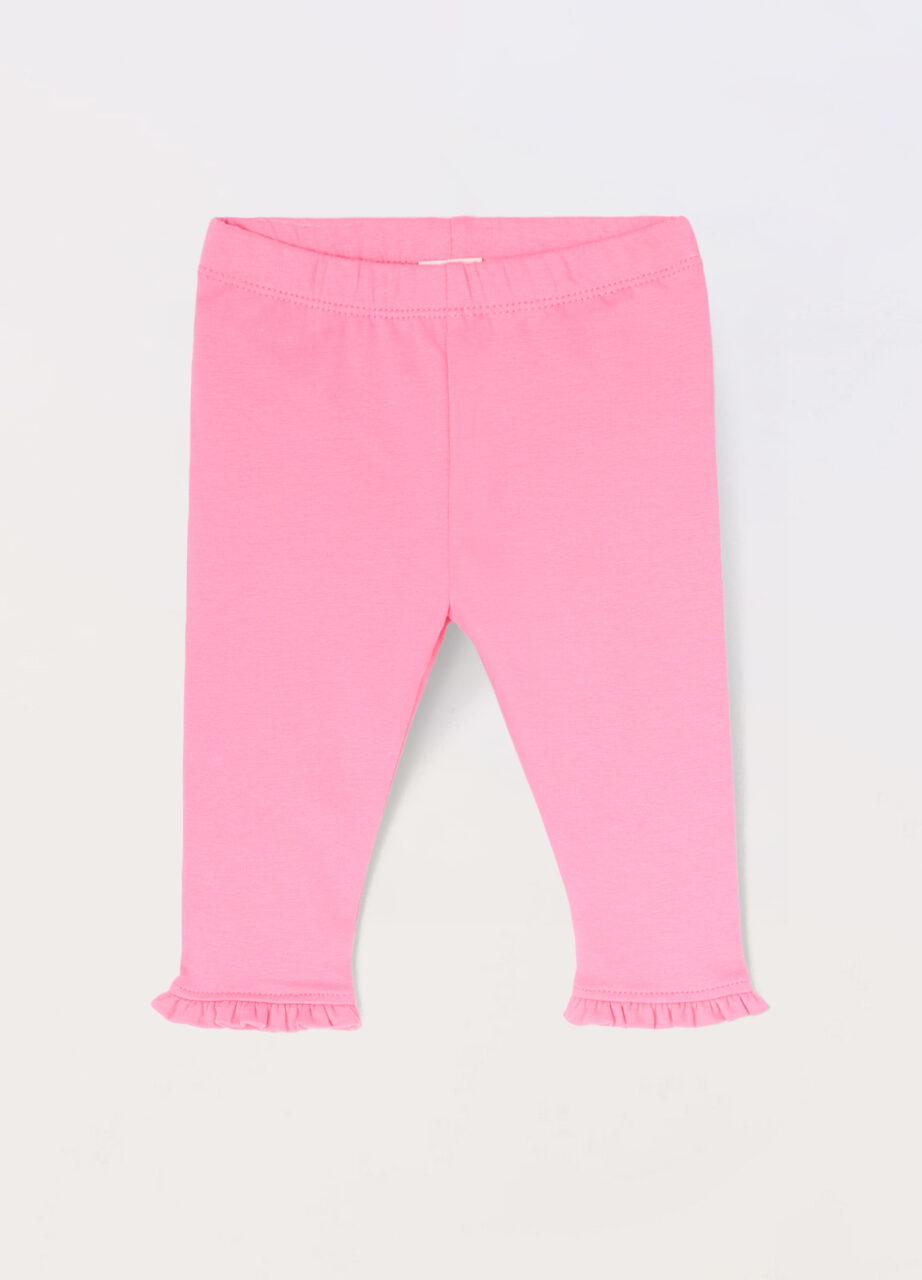 Helanke od francuske pamučne tkanine sa elastinom za djevojčicu