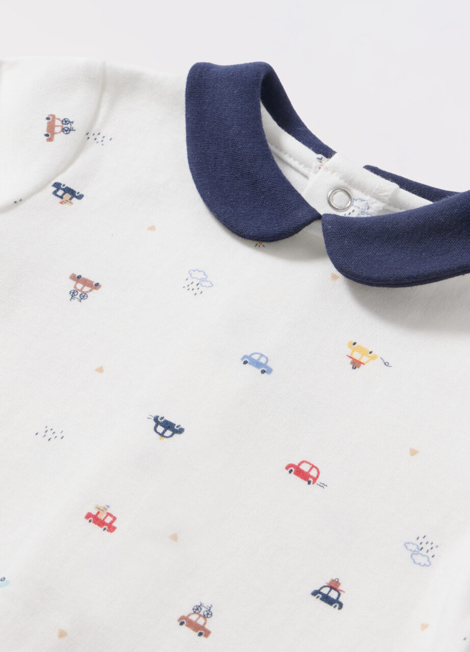 Alternative view of Kombinezon od čistog pamuka za novorođenče