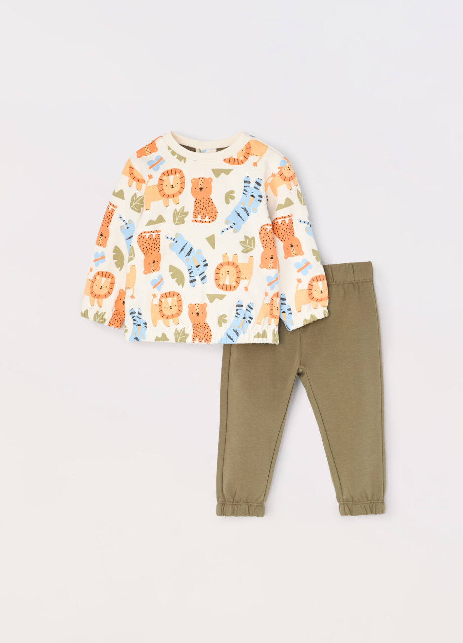 Komplet od čistog pamuka za novorođenče