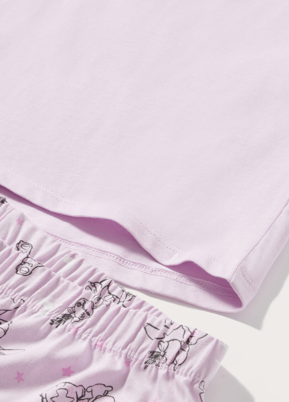 Alternative view of Set duga pidžama od čistog pamuka za djevojčicu