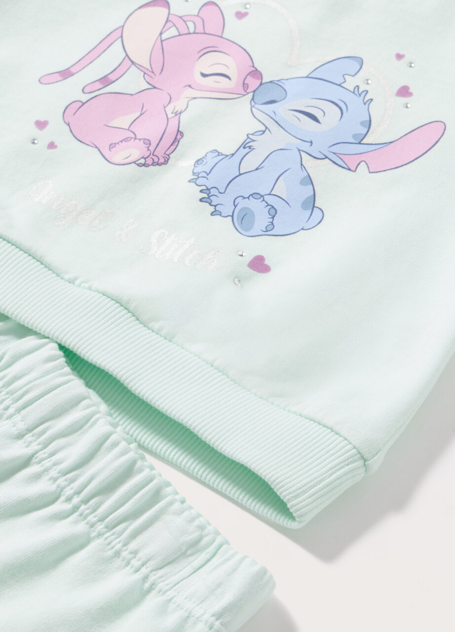 Alternative view of Komplet od francuskog frotira od čistog pamuka za novorođenče