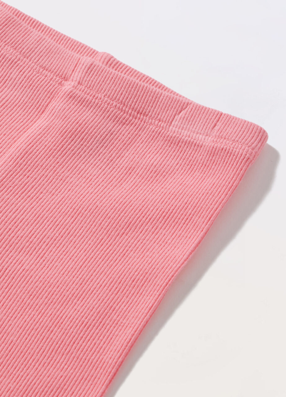 Alternative view of Helanke u rebrastom pamuku sa elastinom za novorođenče