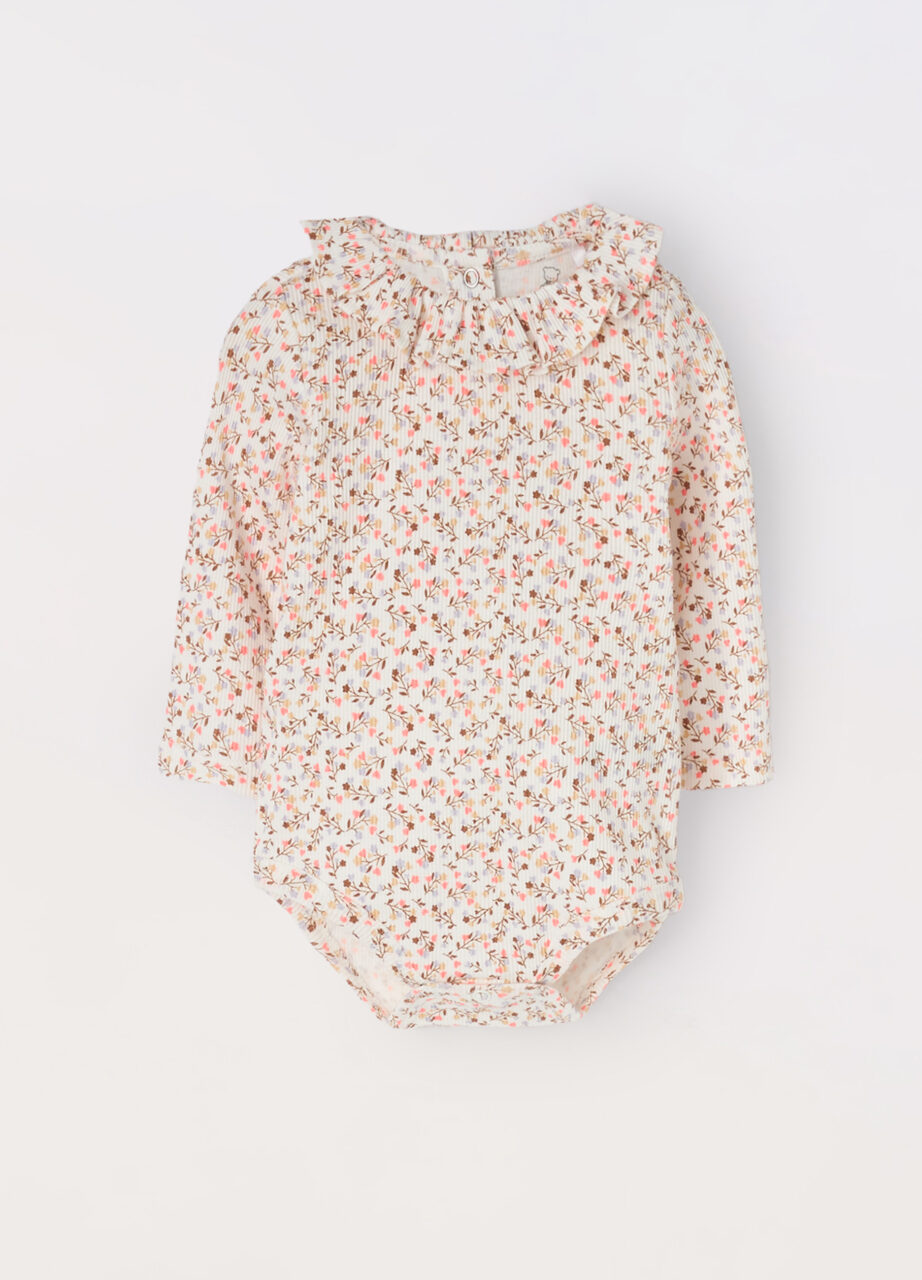 Body u rebrastom pamuku sa elastinom za novorođenče