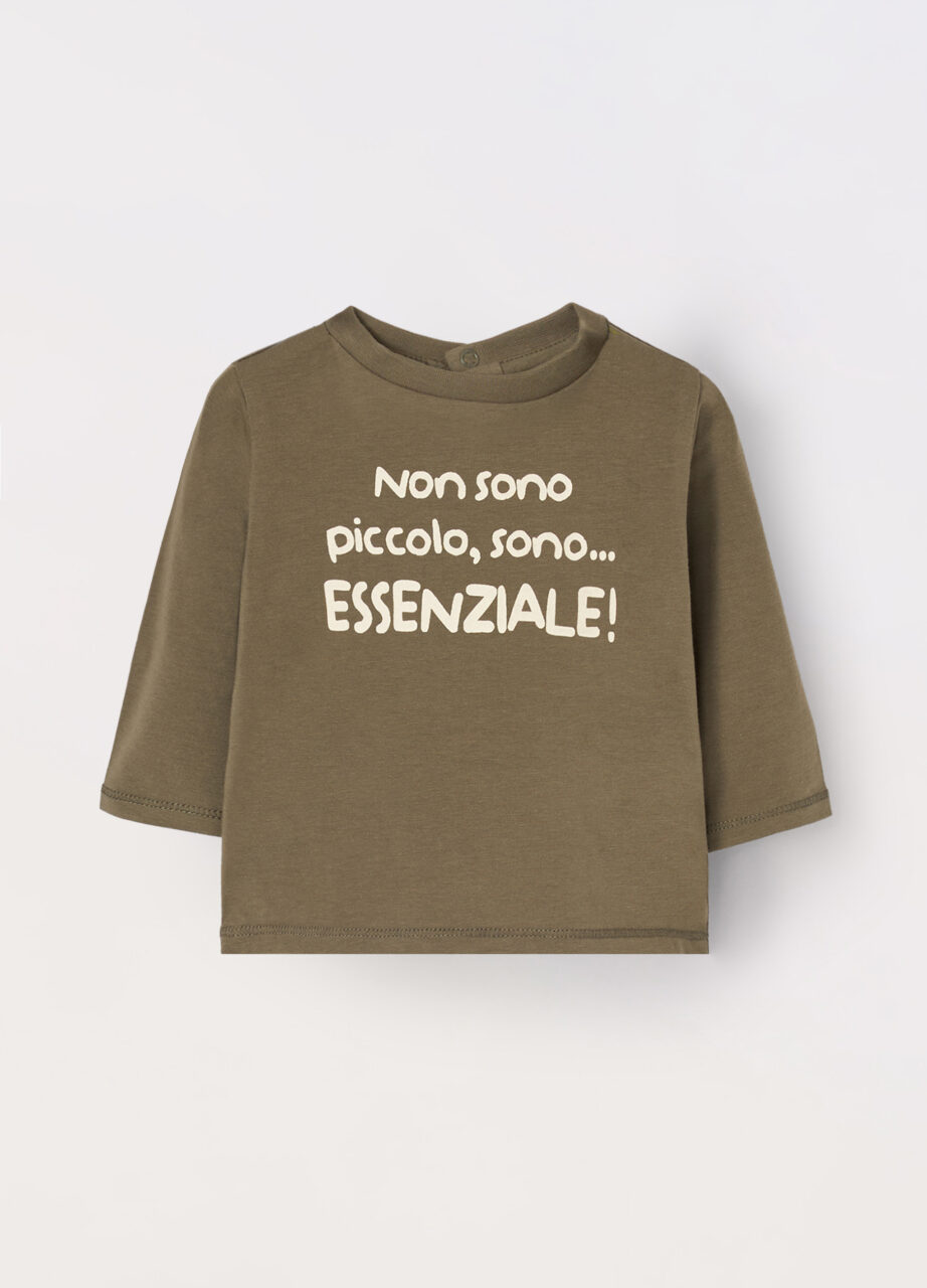 Majica od pamuka sa elastinom za novorođenče