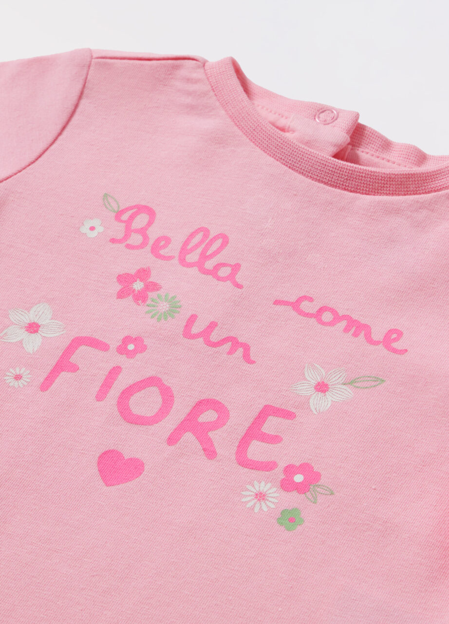 Alternative view of Majica od pamuka sa elastinom za djevojčicu