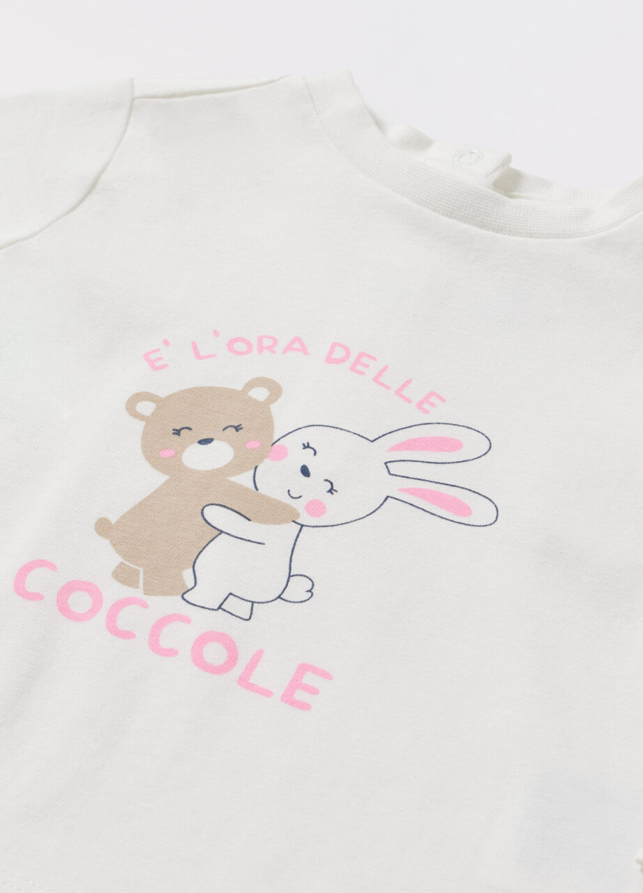 Alternative view of Majica od pamuka sa elastinom za djevojčicu