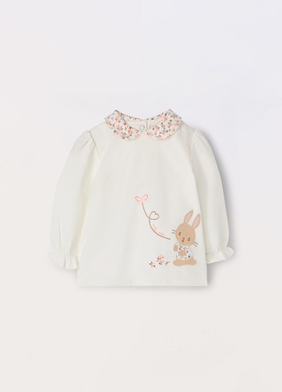 Majica od elastičnog pamuka za novorođenče