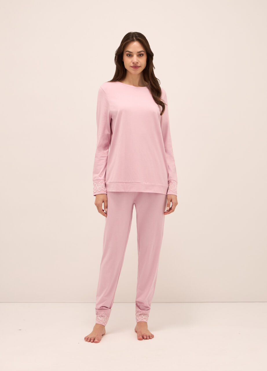 Donji dio pidžame od mješavine pamuka za žene