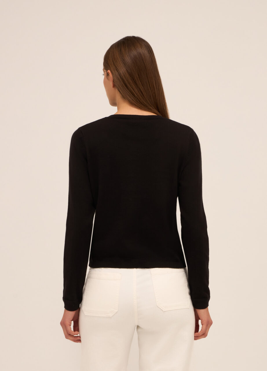 Alternative view of Kardigan u čistom pamuku za žene