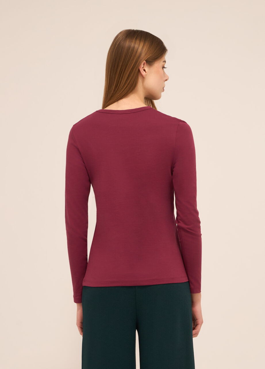 Alternative view of Majica u čistom pamuku za žene