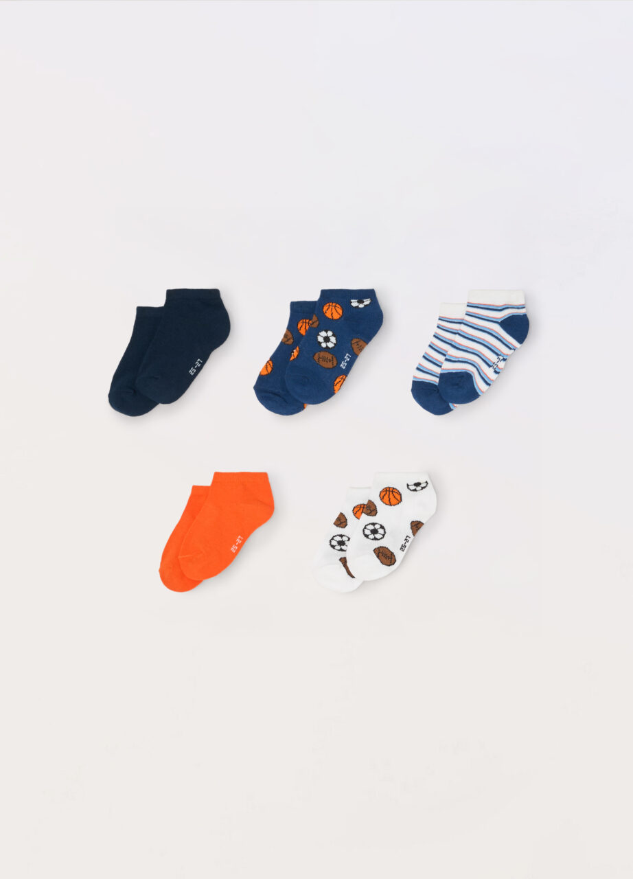 Pakovanje od 5 kratkih čarapa od mješavine pamuka