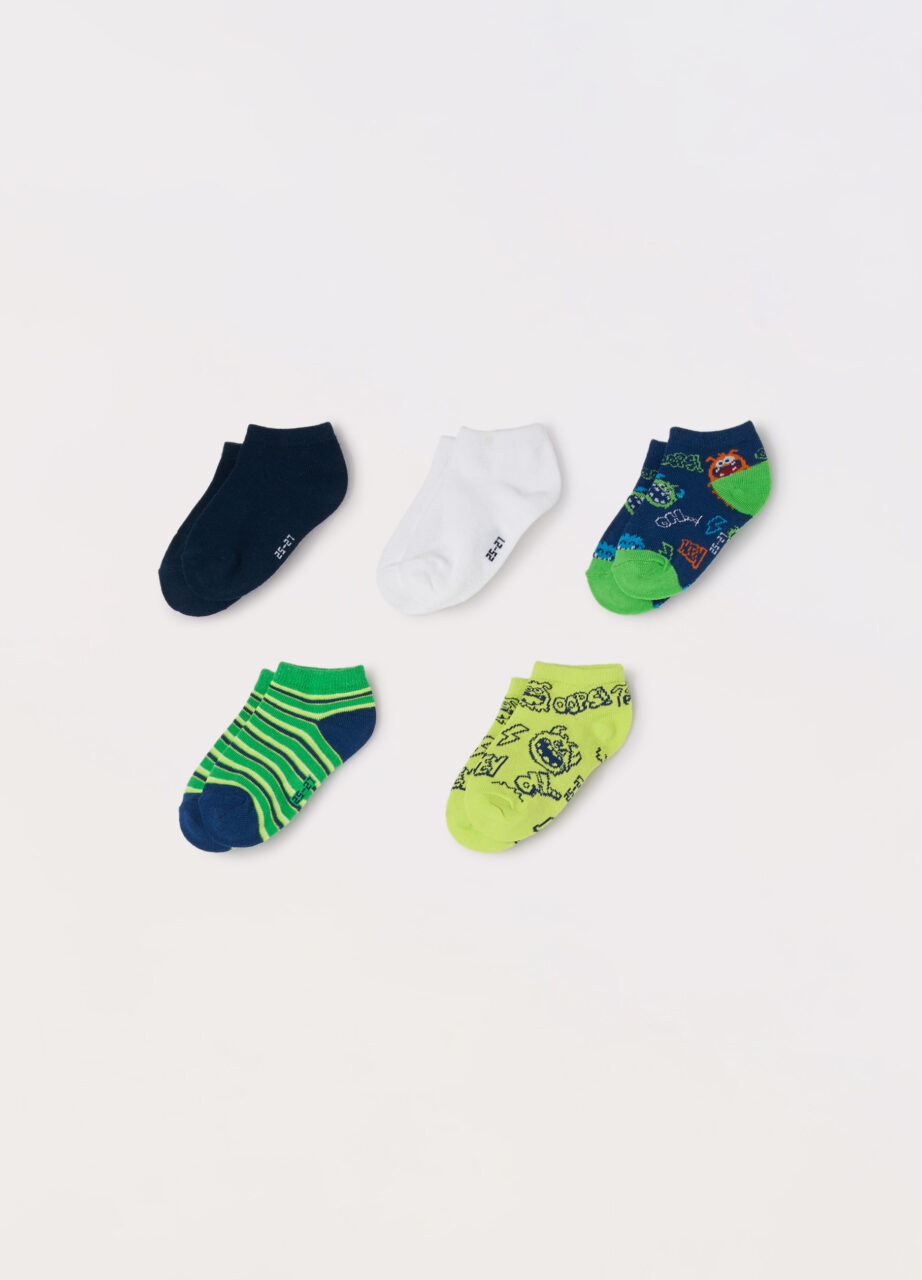 Pakovanje od 5 kratkih čarapa od mješavine pamuka