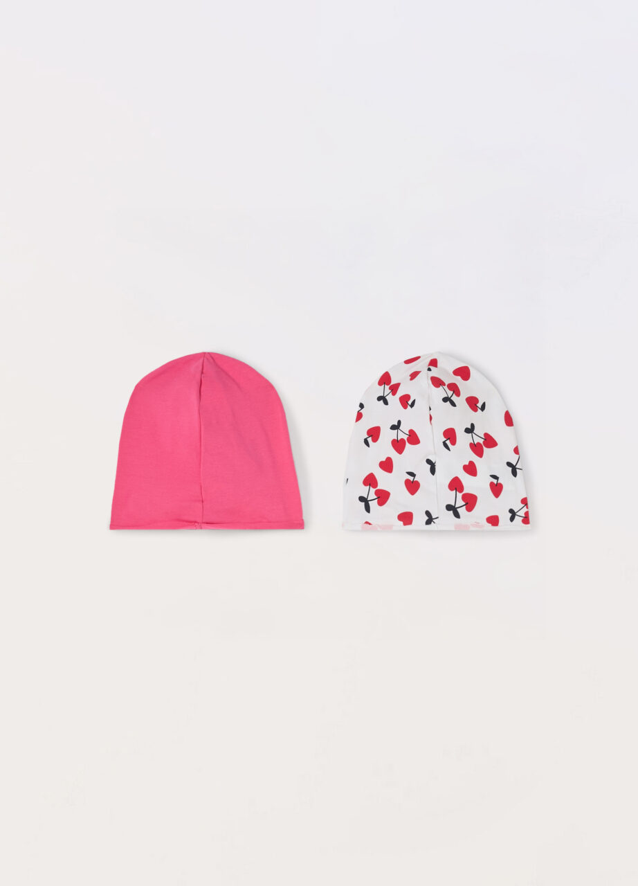 Alternative view of Pakovanje od 2 kapice od pamuka sa elastinom za novorođenče