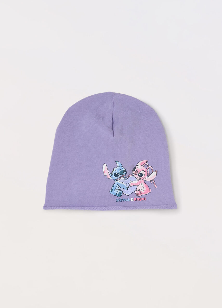 Kapica Stitch&Angel od french terry stretch pamuka za novorođenče
